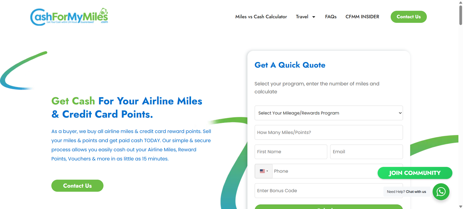 CashForMyMiles