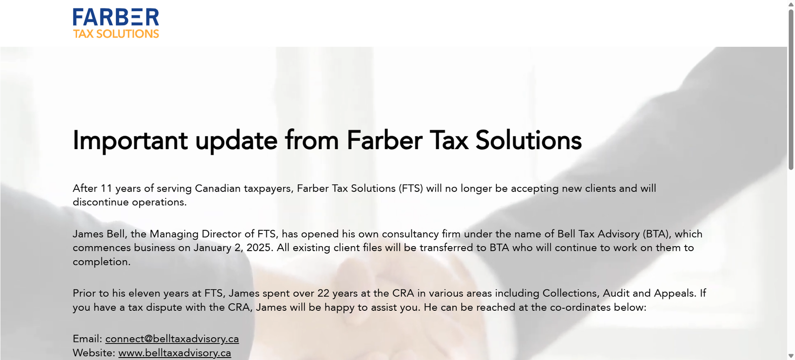 Farber Tax project visual