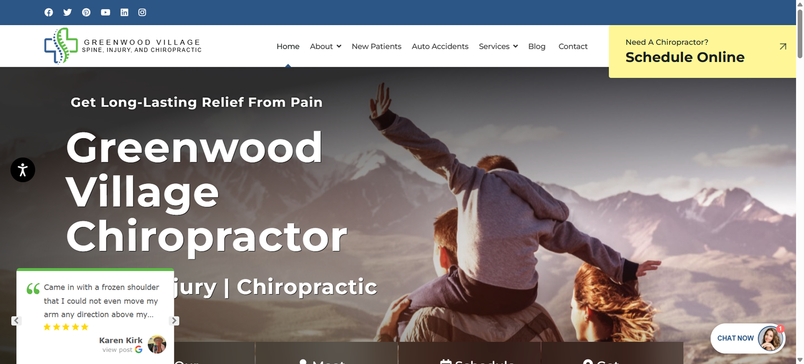 Greenwood Village Chiropractor project visual