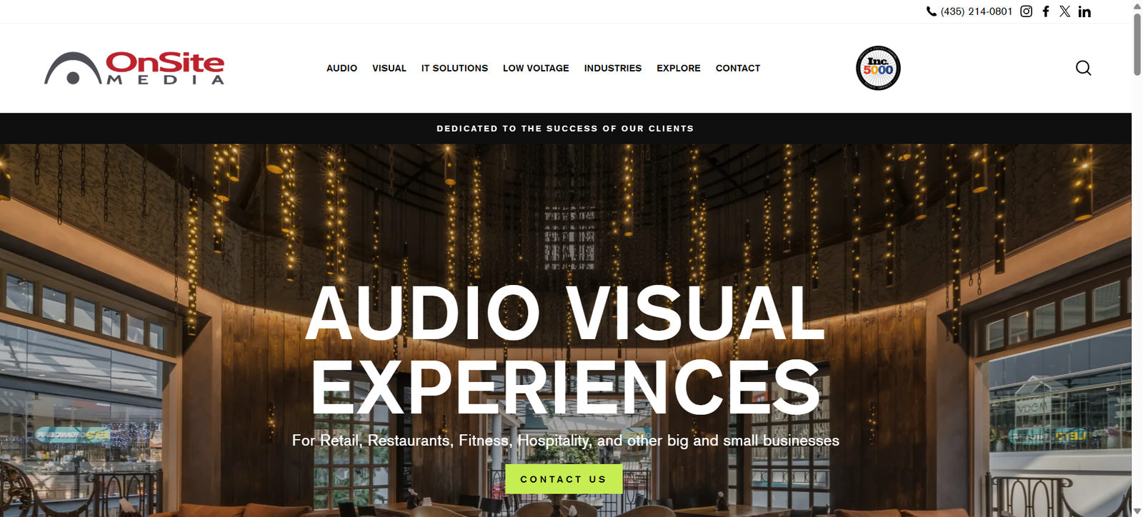 Onsite Media project visual