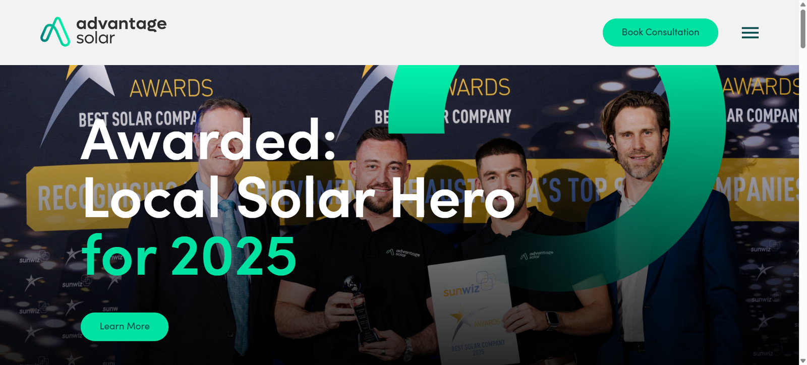 Advantage Solar project visual